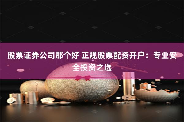 股票证券公司那个好 正规股票配资开户:专业安全投资之选